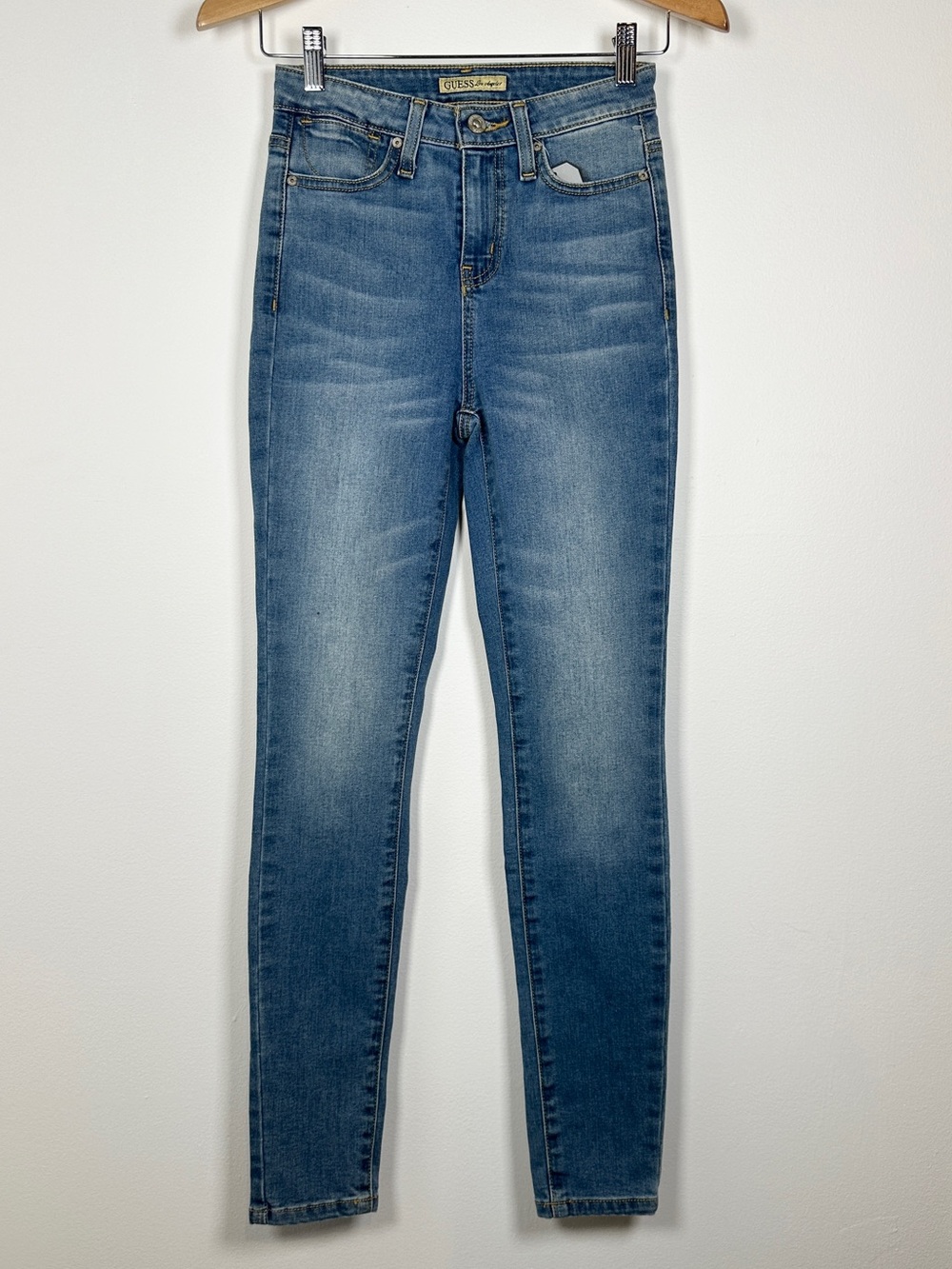 GUESS Nicole Skinny Jeans | Medium Wash Stretch Denim 25 NWT